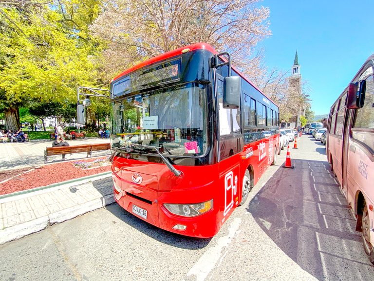 Más de 200 mil personas usarán los buses eléctricos de Talca este año