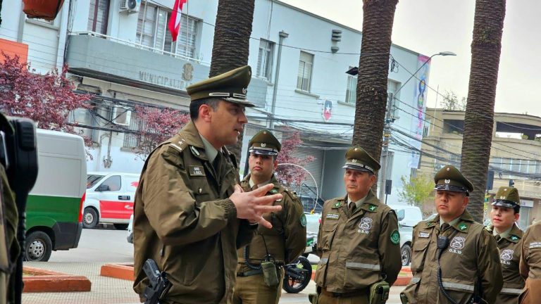 Con siete detenidos finalizó ronda focalizada de Carabineros en Curicó