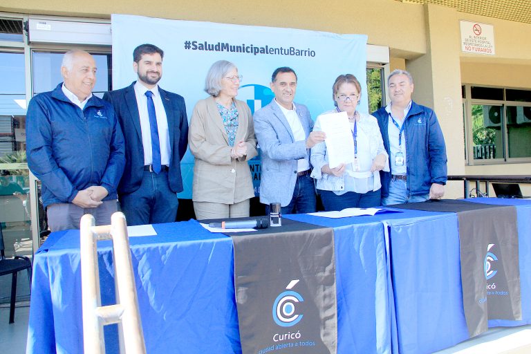 A través de un comodato traspasan al municipio dependencias del antiguo hospital de Curicó