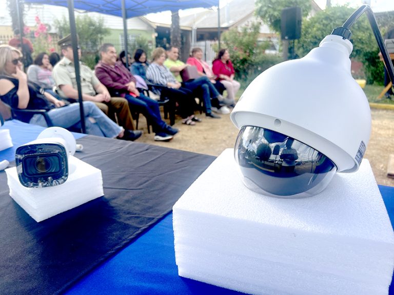 Inauguraron modernas cámaras de seguridad