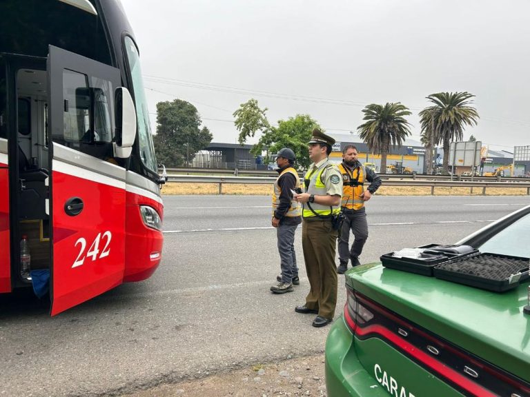 Más de mil 500 controles vehiculares realizó Carabineros en toda la provincia de Curicó