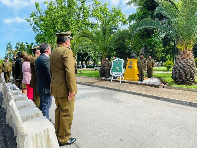 Carabineros conmemoró los 59 años desde el fallecimiento del teniente Hernán Merino