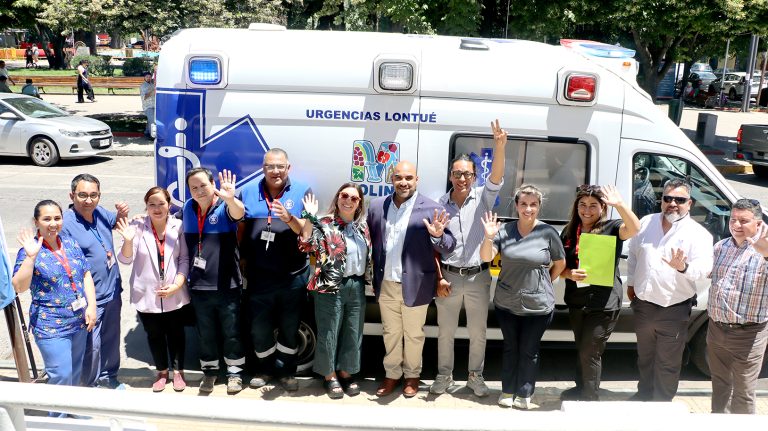 Suman una nueva ambulancia al servicio de urgencias de Lontué