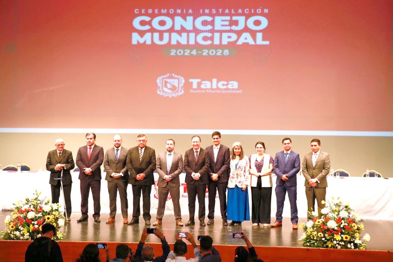 Con enfoque en concretar proyectos emblemáticos  pendientes se instaló nuevo concejo municipal de Talca