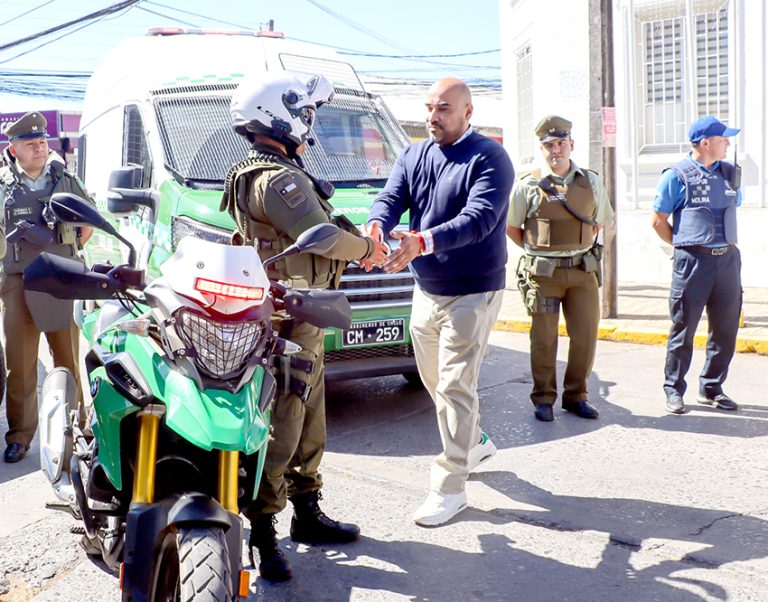Molina: Refuerzan servicios policiales y de Seguridad Pública en zona céntrica