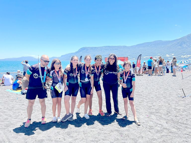 Curicanos fueron protagonistas del Carozzi kids challenge y sprint race