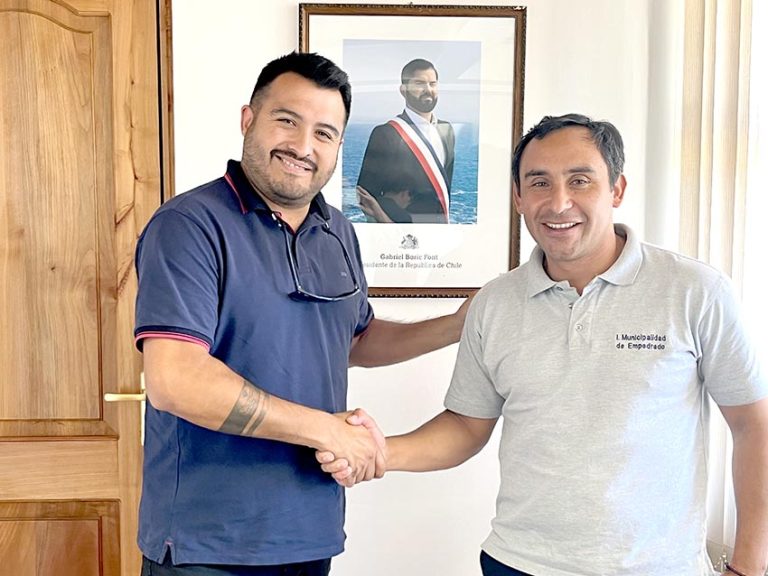 Alcalde de Empedrado y el encargado de Subdere sostuvieron reunión protocolar