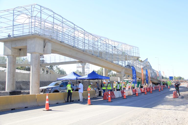 A fin de mes estaría operativa nueva  pasarela peatonal de Vista Hermosa