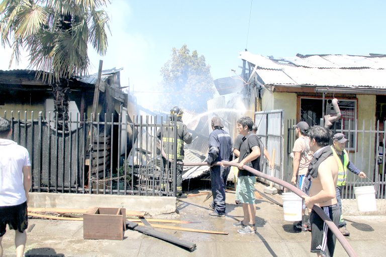 Joven falleció en incendio  en sector Aguas Negras