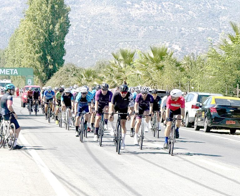 La fiesta del ciclismo se vivió en el  sector “Las Piedras” de Los Niches