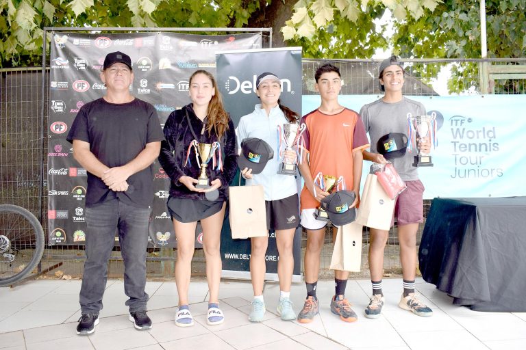 Mía celeste brayotta y marcelo silva fueron los  Ganadores del torneo internacional de tenis j30