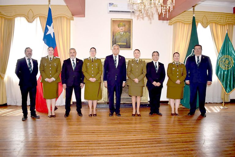 Cambio de mando de relacionador  Zonal sur de Alguaciles de Carabineros