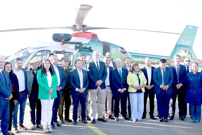 Helicóptero de Carabineros  se convirtió en una  de las mayores  inversiones regionales