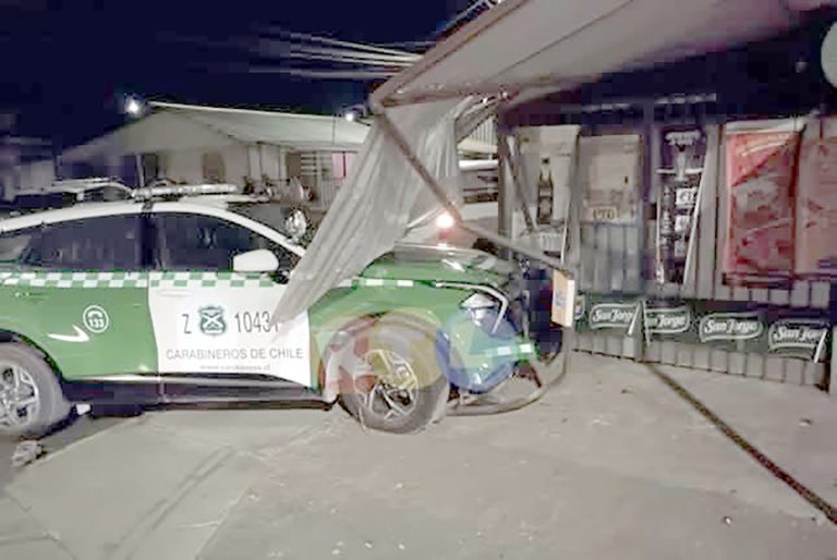 Ciudadano haitiano provocó  accidente con vehículo policial