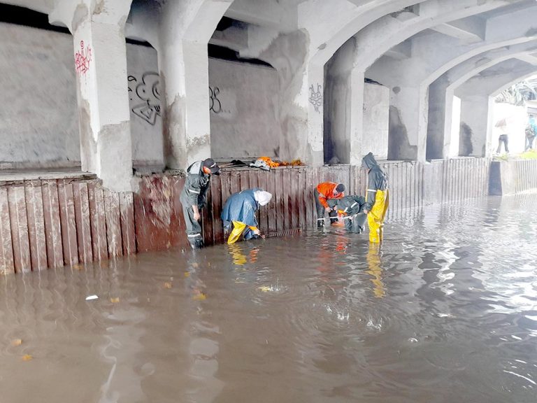 Intensas pero cortas lluvias generaron trastornos en la Región del Maule