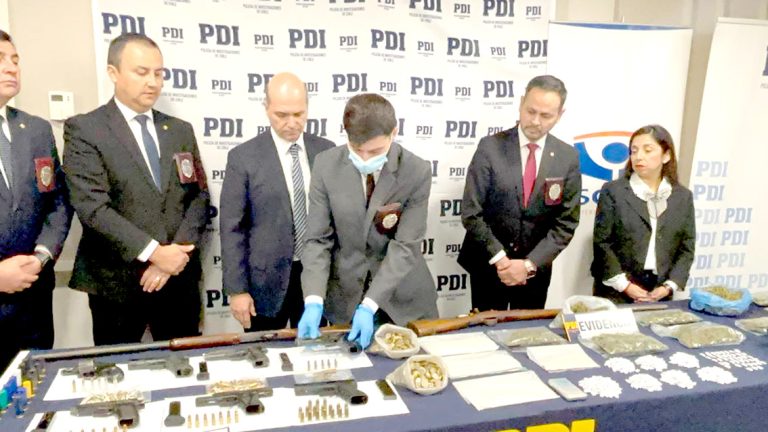 Desarticulada banda delictual con alto poder de fuego