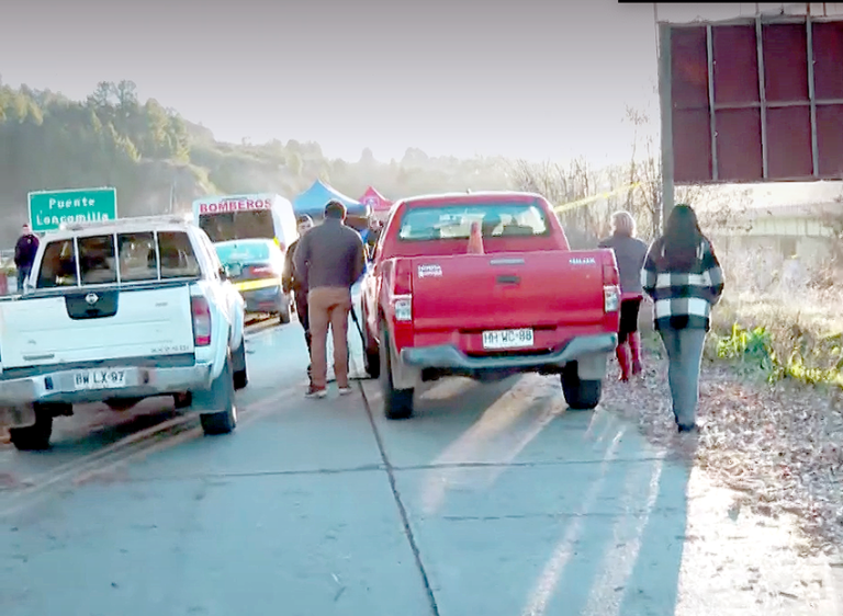 Trasladaron puesto de mando a Puente Loncomilla para ver objeto de gran tamaño detectado por sonar