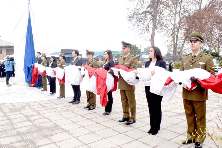 Con izamiento de la Gran Bandera PDI inicia celebración de su 92º Aniversario