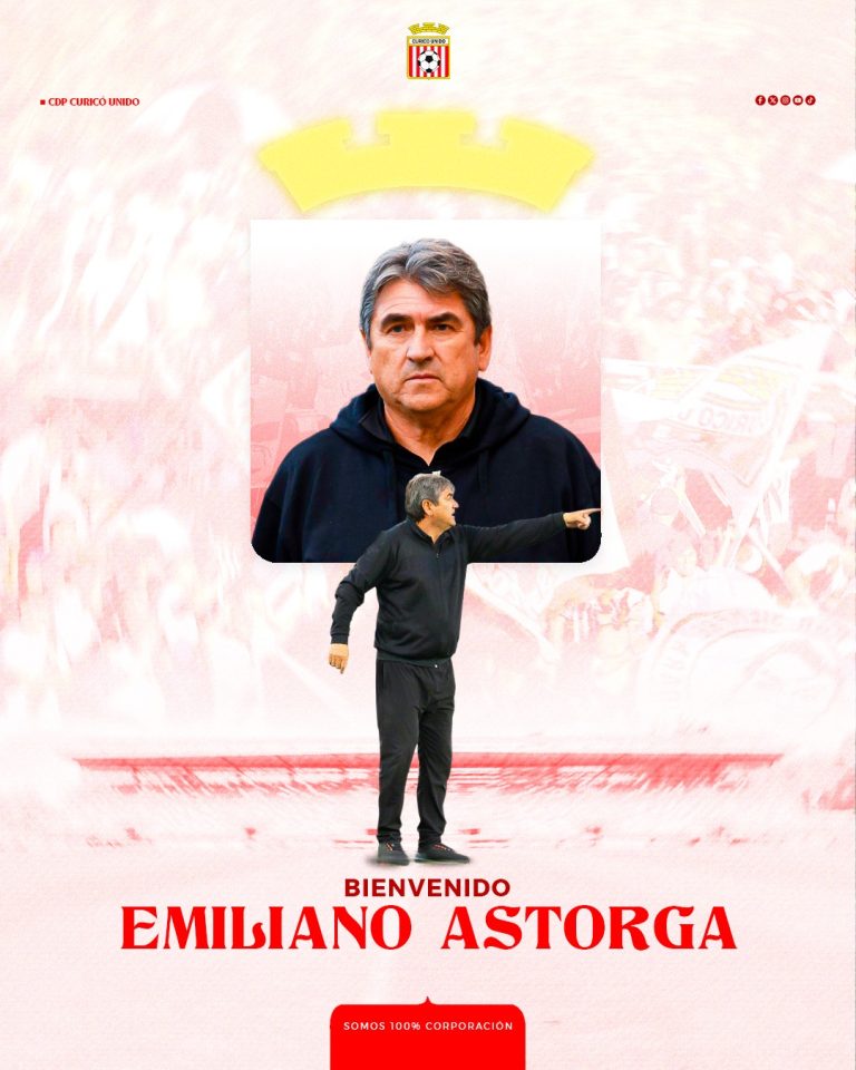 Emiliano Astorga es el nuevo DT de Curicó Unido
