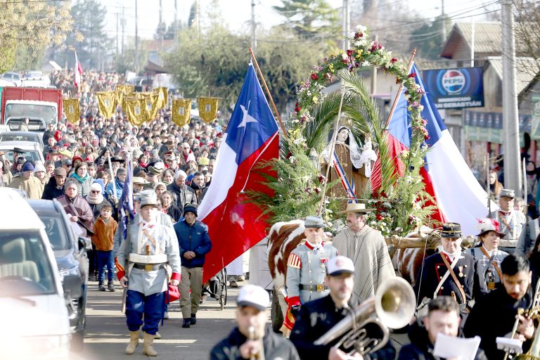 Veinte mil feligreses participaron en la XIII  Fiesta de la Virgen del Carmen de Pelarco