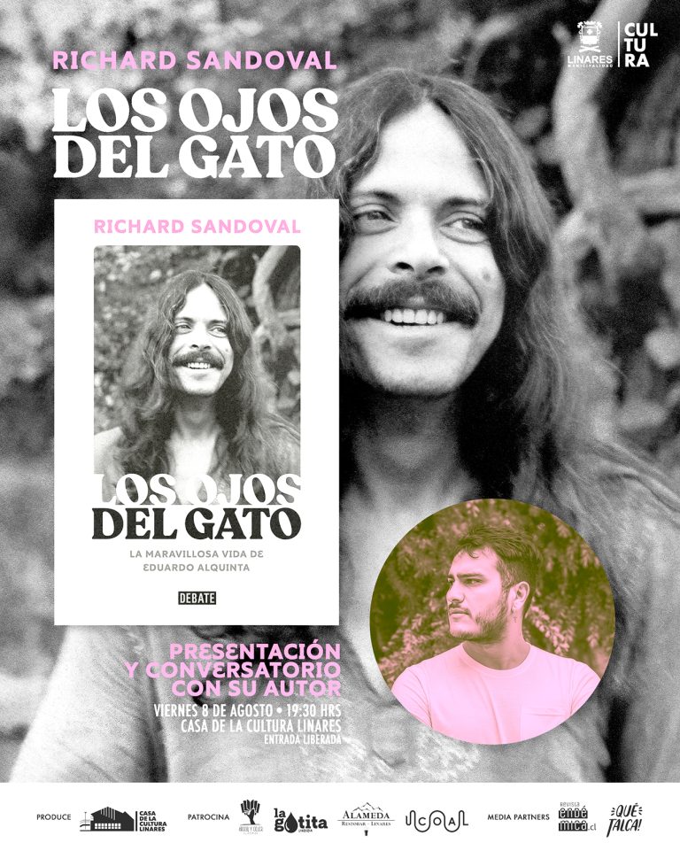 Se viene conversatorio sobre libro de  Eduardo “Gato” Alquinta en Linares