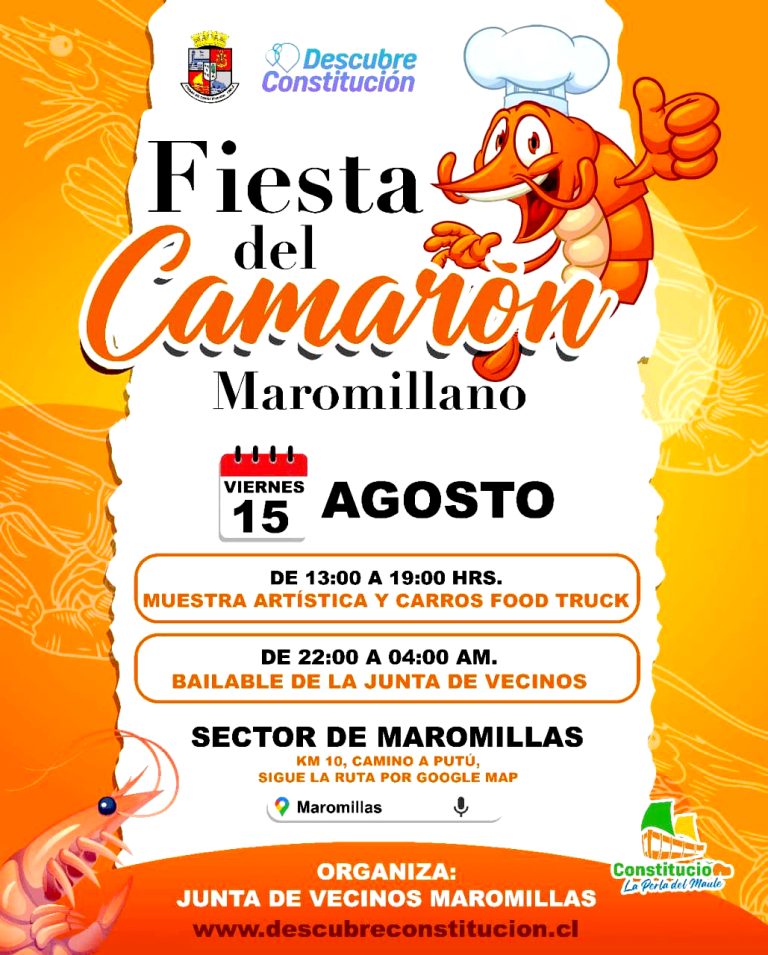 Todo listo para la   tradicional “Fiesta del  Camarón Maromillano”