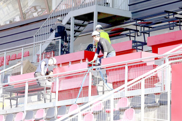 Más de 80% de avance presentan obras de mejoramientos de estadio fiscal de talca para mundial de fútbol sub 20