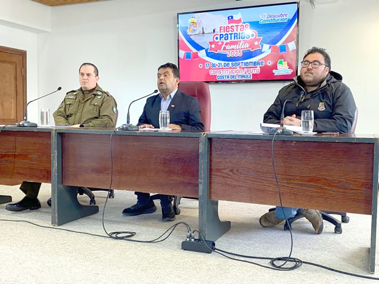 Constitución lanza programa oficial de Fiestas Patrias