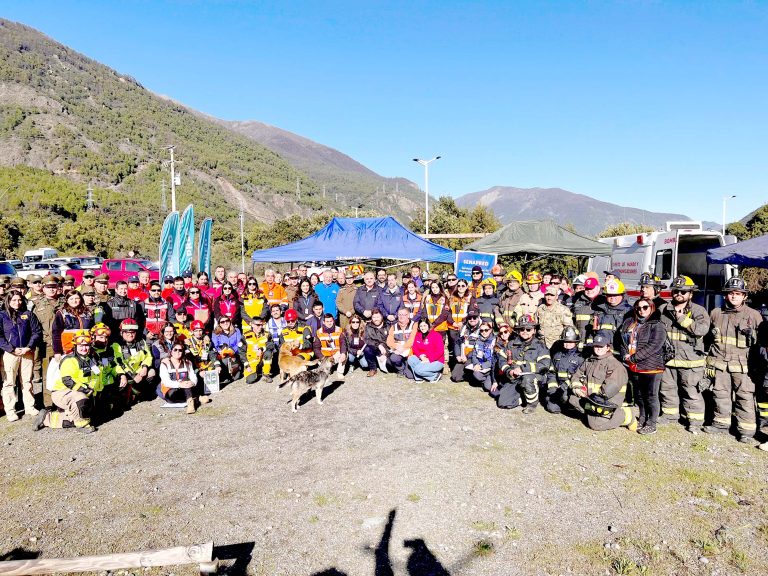 Masivo y participativo resultó simulacro por erupción volcánica