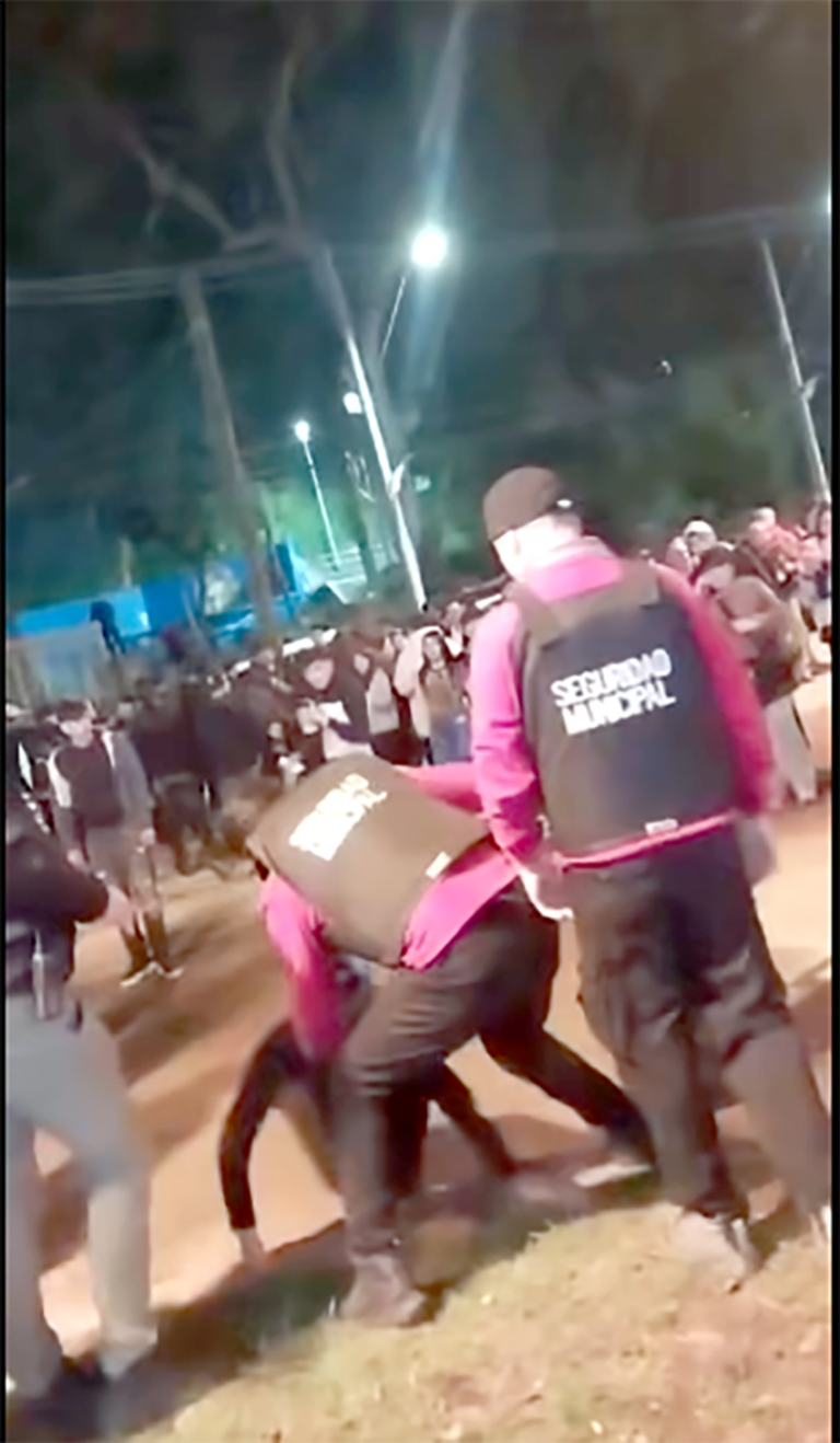 Anuncian querella por agresión a guardias municipales en la Fiesta de la Chilenidad