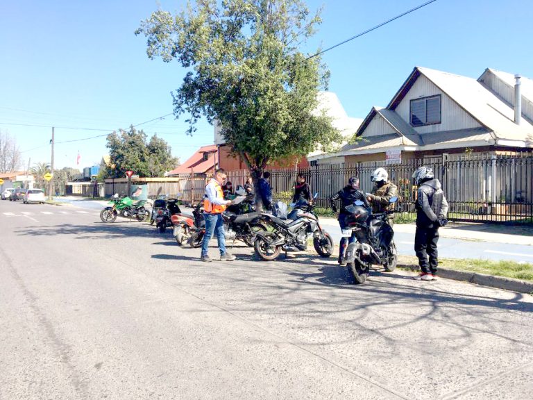 Carabineros sacó de circulación una treintena de vehículos