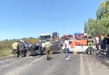 Joven conductor muere tras violenta colisión y tres personas quedan heridas