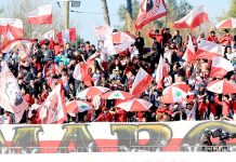 Hinchada curicana rumbo a Molina