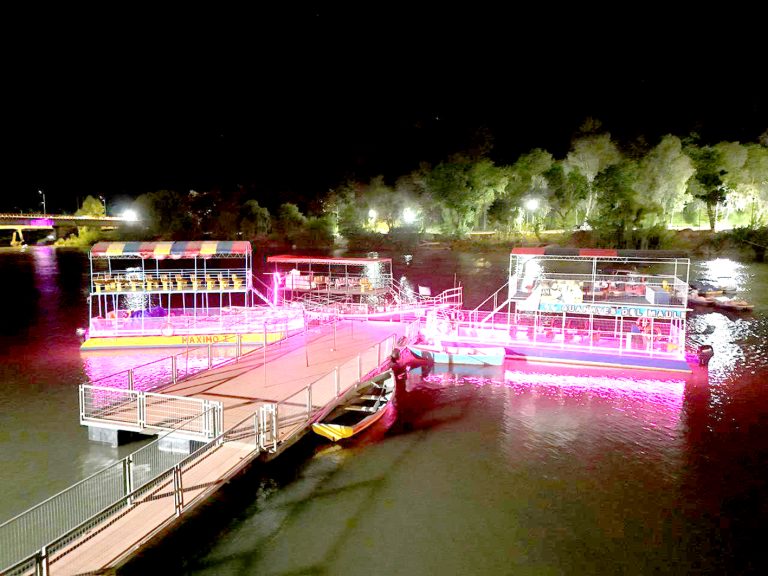 Talca se vistió de rosa para generar conciencia sobre el cáncer de mama