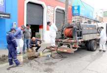 Inició operaciones camión hidrojet limpia sumideros de aguas lluvias