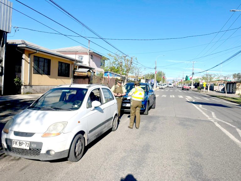 Casi 300 controles preventivos hizo Carabineros en terreno