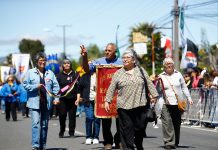 Con masivo desfile cívico vecinos de Los Niches conmemoraron el 282º Aniversario de Curicó