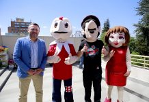 Condorito y sus amigos llegaron al gobierno regional del maule para lanzar su nueva cumbre en Río Claro