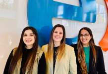 Conectividad que transforma: el impulso de la fibra óptica para las empresas en Chile Camila Vergara, Consultor Mercado Masivo; Mónica Marín, Product Owner Mercado Masivo; Isidora Muñoz, Analista Mercado Masivo.