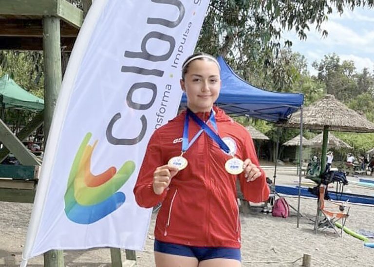 Maulina logra doble oro en nacional de canotaje