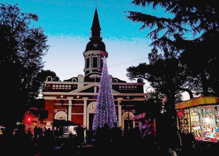 Constitución encendió la navidad con  Parque lumínico pensado para las familias