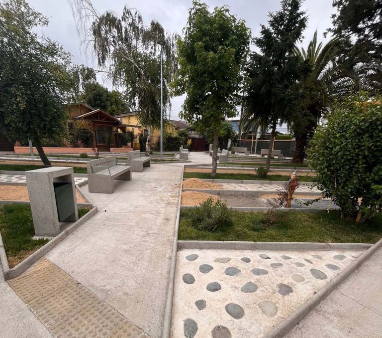 Finalizó proyecto de mejoramiento de Parque Araucanía en sector de Población Guaiquillo