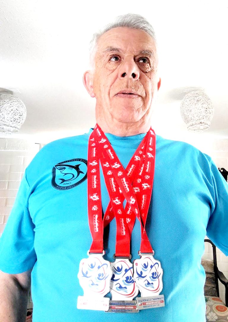 Nadador curicano  Heriberto Trewhela brilla  en Torneo Sudamericano