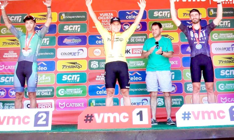 Mandel Márquez fue el ganador de la etapa tres de la Vuelta Maule Centro en Talca