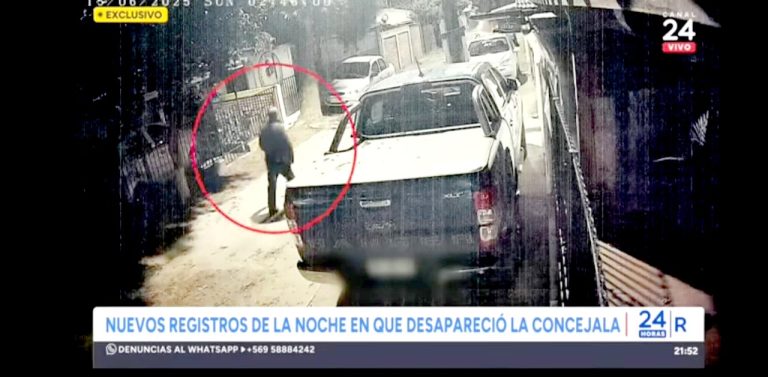 Nuevos videos de madrugada que desapareció concejala de Villa Alegre generan contradicción con primeros testimonios de testigos