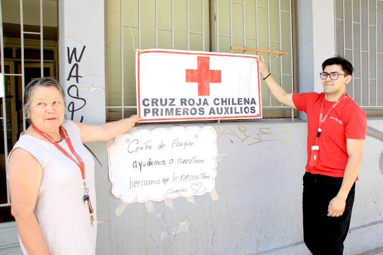 Cruz Roja de Curicó colabora con damnificados