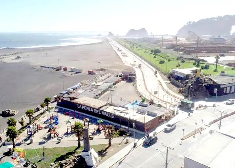 Municipio de Constitución informó desalojo de cocinerías en la primera playa de la ciudad