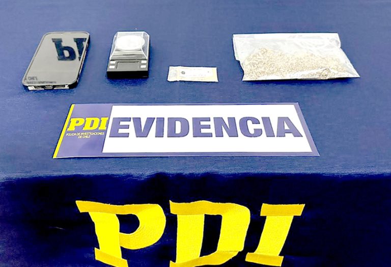 Desde Europa mandaron droga sintética a la costa curicana