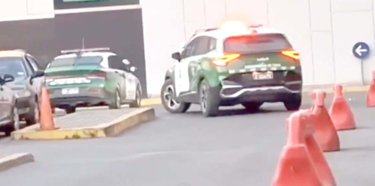 Violento turbazo golpea nuevamente a  tienda Samsung en el Mall Plaza Maule